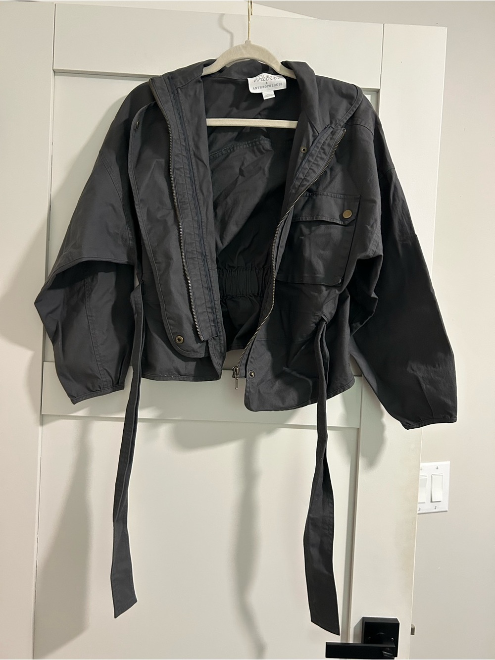 Anthropologie charcoal utility Utility Jacket XS